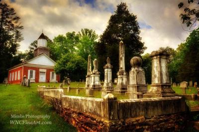 Photo of Harshaw Chapel Cemetery in Downtown Murphy NC