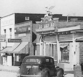 Historic Photo of Murphy's First Bank (Miners and Planters) in Downtown Murphy NC