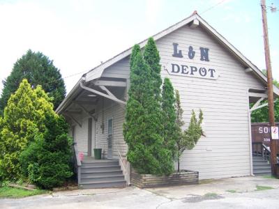 Exterior of Historic Depot Building